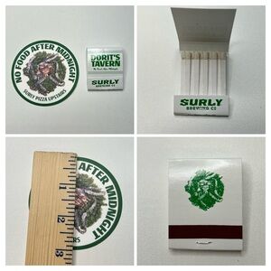 Surly Brewing Company Dorits Tavern Sticker And Matchbook‎ Gremlins Minnesota